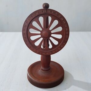 Wooden game wheel vintage handmade Vintage Wooden Roulette Wheel Decor